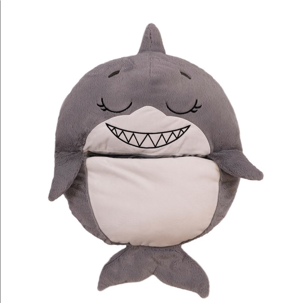 Happy Nappers Shak the Shark 20” x 54” Kids Sleeping Bag